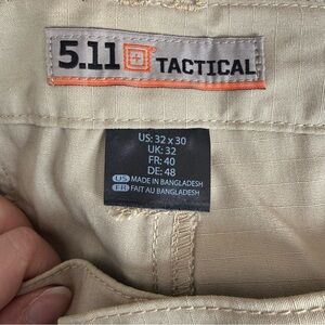 5.11 Tactical Khaki Cargo Pants